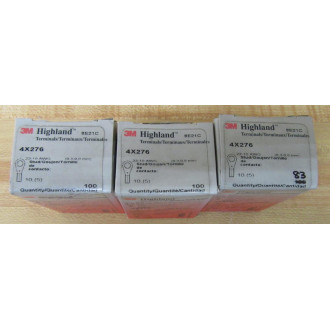 3M Highland 4X276 Non-Insulated Ring Terminal (Pack of 283)