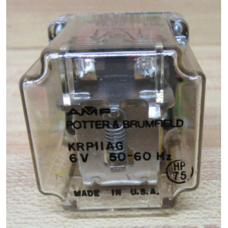 Potter & Brumfield KRP11AG Relay KRP-11AG 6V