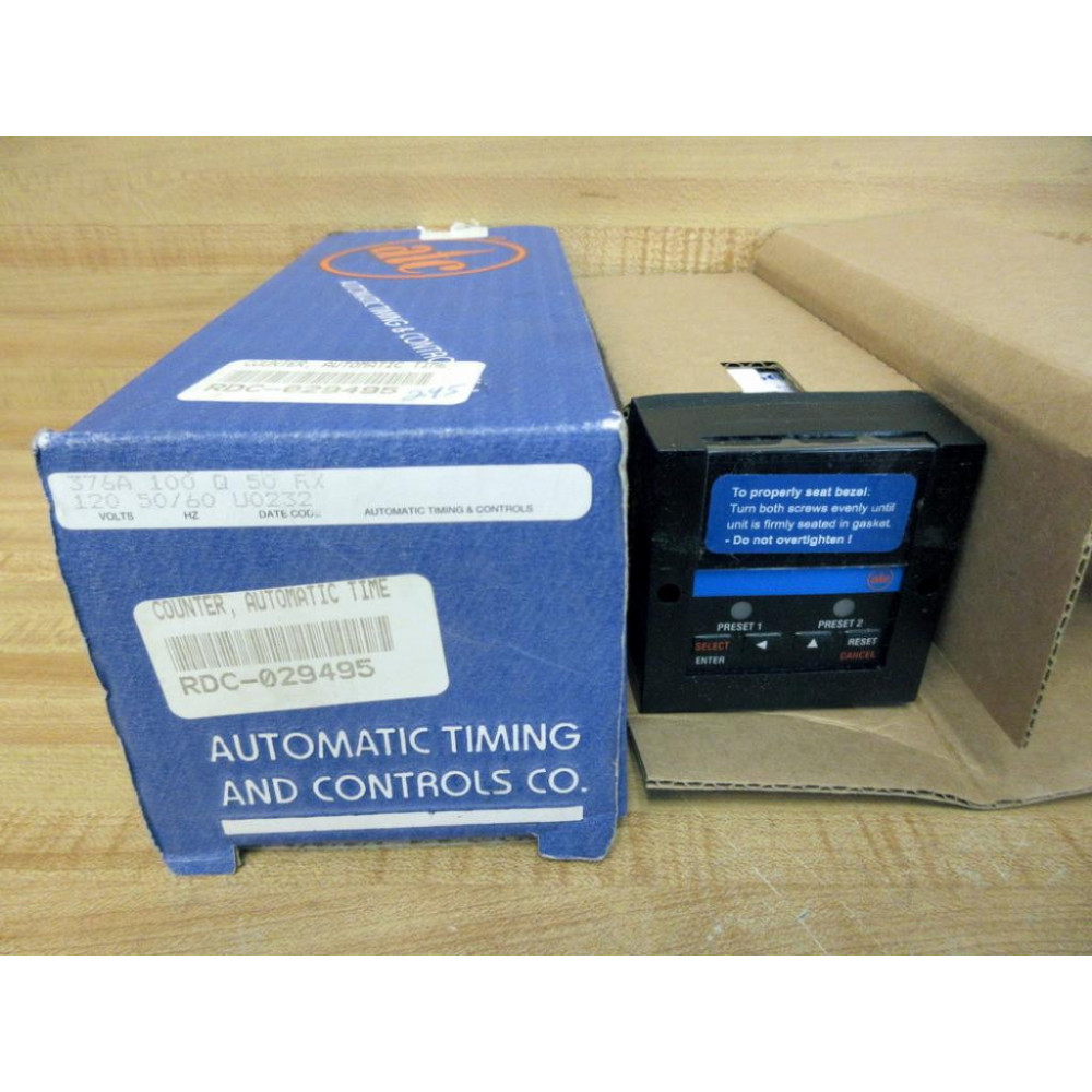 Automatic Timing & Controls 376A 100 Q 50 RX Counter 376A100Q50RX Automatic Timing & Controls 376A 100 Q 50 RX Counter 376A100Q50RX