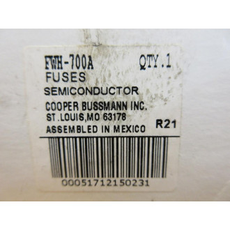 Cooper Bussman FWH-700A Fuse FWH700A