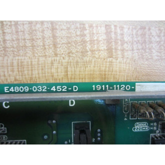 Okuma E4809-032-452-D Opus 5000 EC Board E4809032452D - Used