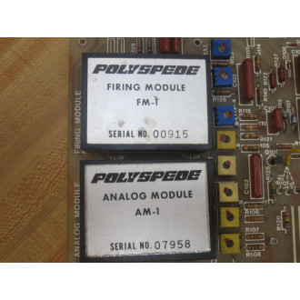 Polyspede E1489-01 PRD2 Control Card E148901 - Used