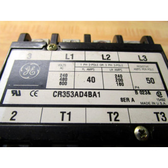 General Electric CR353AD4BA1 Contactor - Used