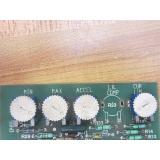 Dart Controls A-4-1918D 250 DC Drive Card A41918D WO 1 Dial - Used