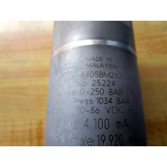 Viatran 3405BM2X2480 Pressure Transducer ZERO:4.100 mA - Used