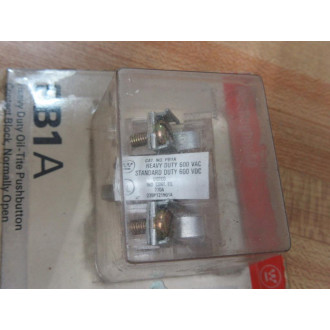 Westinghouse PB1A Contact Block 9084A18G01 Clear