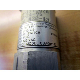 CCS 6710G36 Pressure Switch CSA001173 - Used
