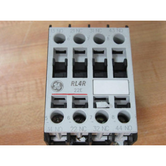 General Electric RL4RA022TJ Contactor Relay RL4RA022T WCracked Housing - Used
