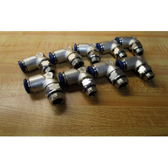 Alpha Technologies 87110-04-04 Swivel Male Elbow Fitting 871100404 (Pack of 9) - New No Box