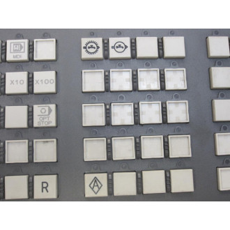 Fanuc A02B-0303-C234 Operator's Panel A02B0303C234 Missing 21 Key-Tops - Used