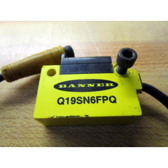Banner Q19SN6FPQ Photoelectric Sensor - Used