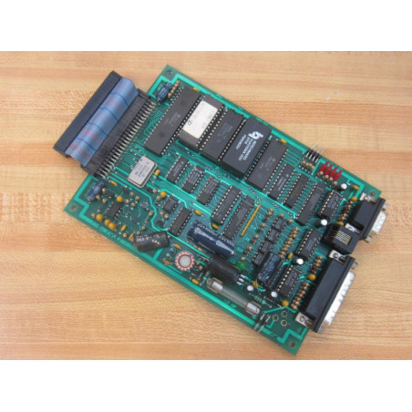 JNL RLC170-1C Card RLC1701C Mounted on Metal Base wRibbon Cable - Used