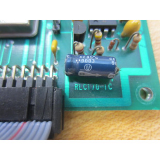 JNL RLC170-1C Card RLC1701C Mounted on Metal Base wRibbon Cable - Used