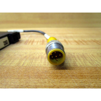 Banner D12EP6FVQ Photoelectric Sensor With 5 Pin Male Connector - Used