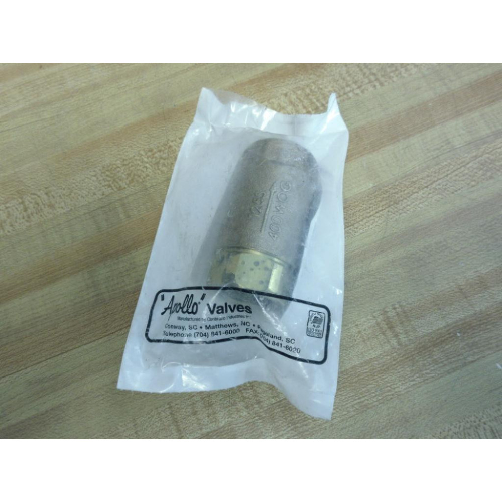Apollo 61-104-01 Ball-Cone Check Valve 6110401 Apollo 61-104-01 Ball-Cone Check Valve 6110401