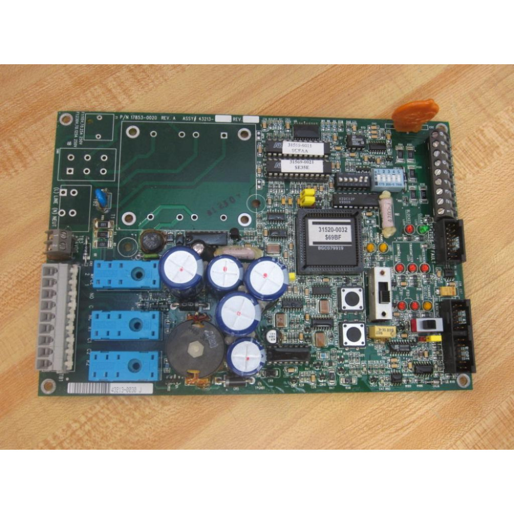 Omron 17853-0020 Control Board 178530020 WO Transformer 43213-0030 J Rev. A - Used