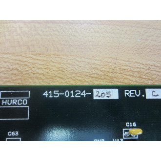 Hurco 415-0124-205 Control Board 4150124205 - Used
