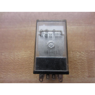 Omron MY4N-100110V Relay MY4N-100110V AC Coil VAC - Used