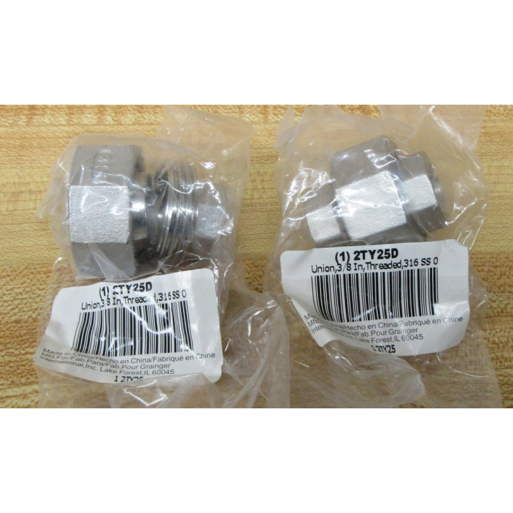 Grainger 2TY25 Union 2TY25D (Pack of 2) Grainger 2TY25 Union 2TY25D (Pack of 2)