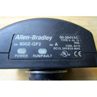 Allen Bradley 800Z-GF2 Pushbutton Operator 800ZGF2 - Used