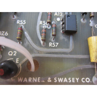 Warner & Swasey 8940-6672 Servo PreAmp Card 89406672 8940-6672E - Parts Only