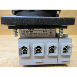 Siemens 3LD2103-1TL51 Main Switch 3LD21031TL51 - New No Box