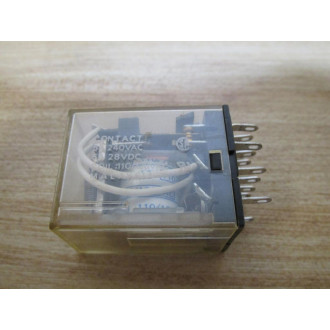 Omron MY4-110120VAC Relay MY4-110120V AC - New No Box