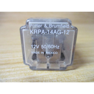 Potter & Brumfield KRPA-14AG-12V Relay KRPA14AG12V - Used