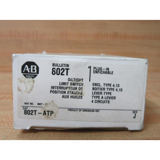 Allen Bradley 802T-ATP Limit Switch Body 802TATP w802T-W2B