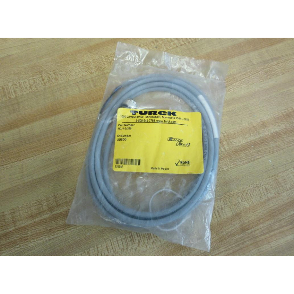 Turck RKL 4-2S90 Cordset U0300
