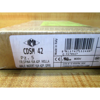 ILME CDSM 42 Male Insert Connector CDSM42 (Pack of 5)