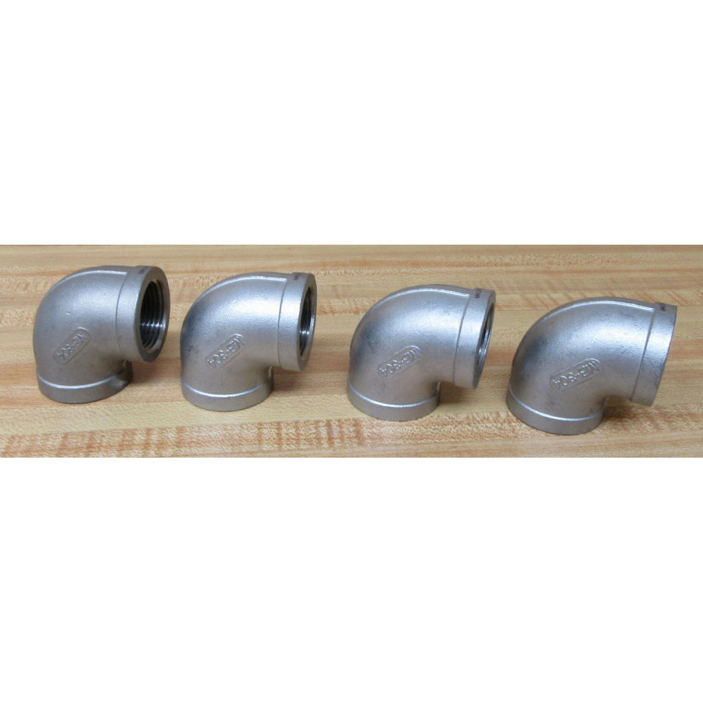 Grainger 1LTA4 Elbow Fitting (Pack of 4) - New No Box Grainger 1LTA4 Elbow Fitting (Pack of 4) - New No Box