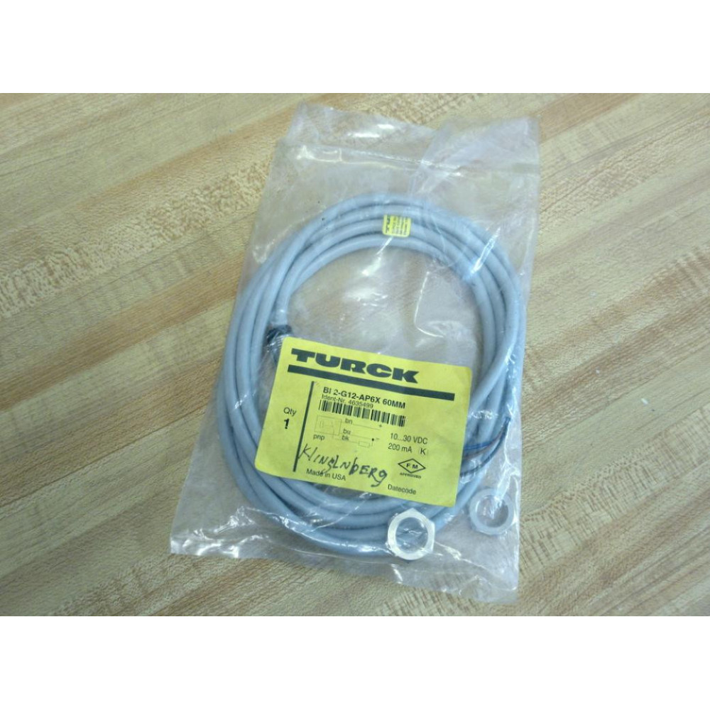 Turck BI 2-G12-AP6X 60MM Inductive Sensor 4635499 Turck BI 2-G12-AP6X 60MM Inductive Sensor 4635499