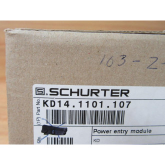 Schurter KD14.1101.107 Fuse Holder Rocker Switch KD141101107 - New No Box