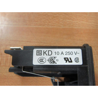 Schurter KD14.1101.107 Fuse Holder Rocker Switch KD141101107 - New No Box