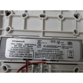 Wheelock RSS-24MCC-FR Strobe RSS24MCCFR