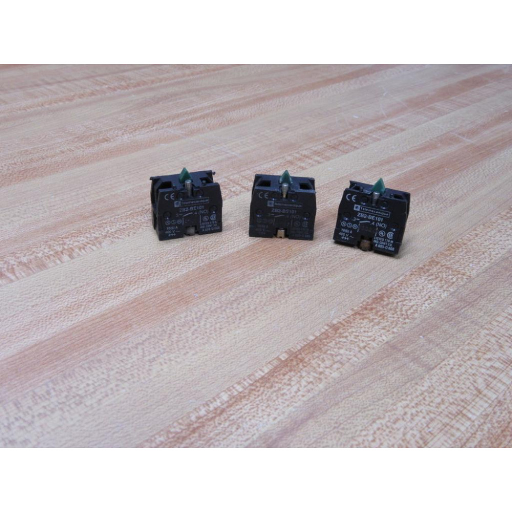 Telemecanique ZB2-BE101 Schneider Block 400V~ (Pack of 3) - New No Box