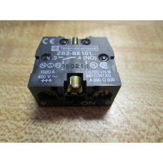 Telemecanique ZB2-BE101 Schneider Block 400V~ (Pack of 3) - New No Box
