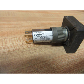 Allen Bradley 800A-T Button Cap 800AT Square Clear Lens (Pack of 2) - Used