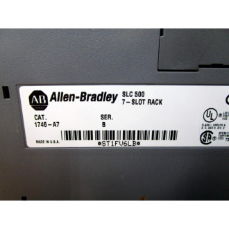 Allen Bradley 1746-A7 7-Slot Rack 1746A7 Series B W1746-P4