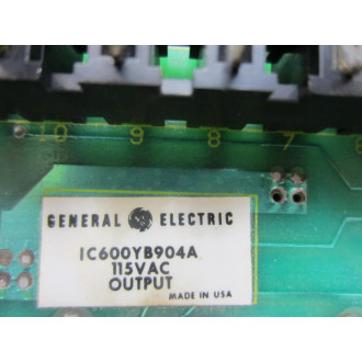 General Electric IC600YB904A GEFanuc Output Board 2 - Parts Only