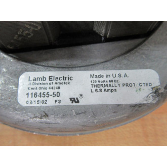 Ametek 116455-50 Universal Vacuum Motor 11645550 WO Cover - Used
