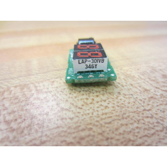 BW6696 Two Digit LED Numeric Display Panel LAP-301VB Damaged Pins - Parts Only