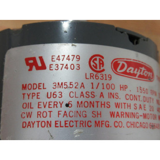 Dayton 3M552A 1100HP HVAC Motor 3M552A1100HP - Used