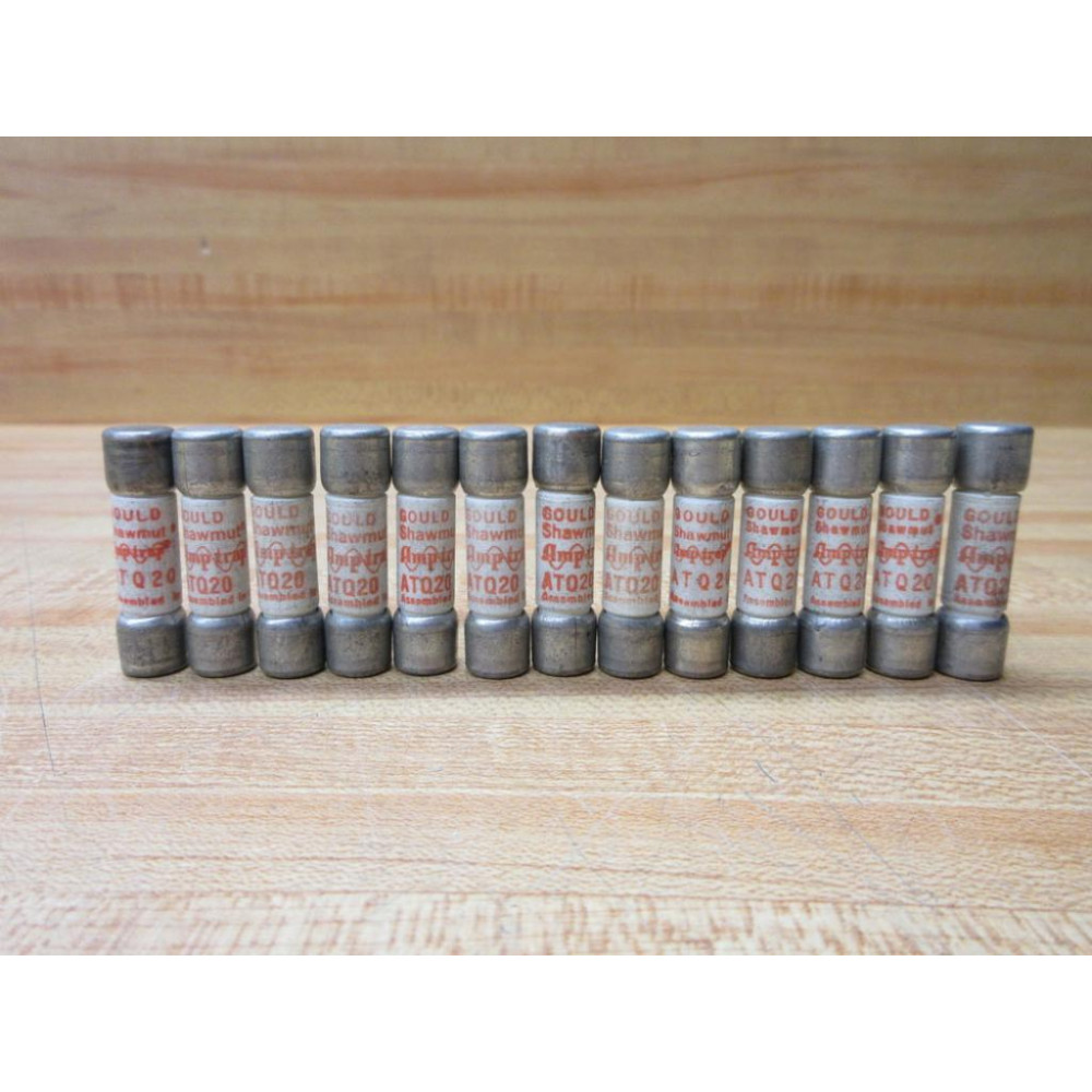 Gould Shawmut Ferraz Mersen ATQ20 Fuse Cross Ref 4ZCP3 (Pack of 13) - New No Box