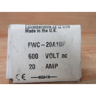 Buss FWC-20A10F Bussmann Fuse Cross Ref 1EH55 (Pack of 10)