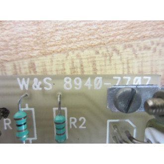 W&S 8940-7707 Circuit Board 89407707 - Used