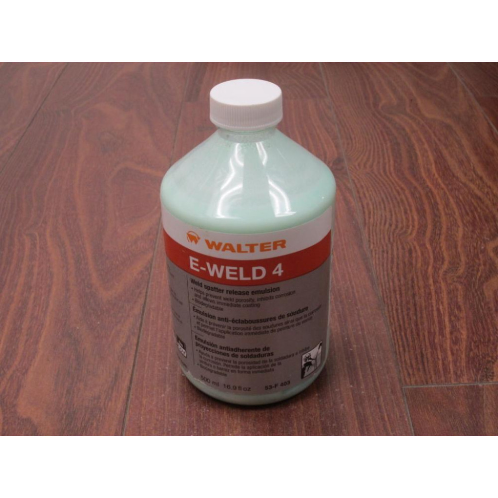 Walter Surface Technologies E-WELD 4 Weld Spatter Release Emulsion EWELD4 Walter Surface Technologies E-WELD 4 Weld Spatter Release Emulsion EWELD4