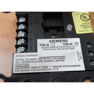 Siemens 500-896226 Tri-D Intel Interface (Dual) 500896226