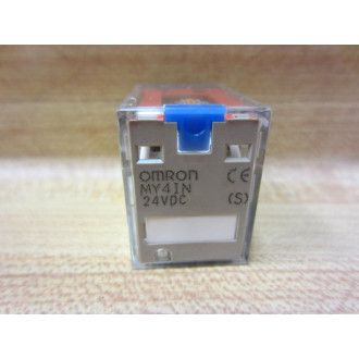 Omron MY4IN-24V Relay MY4IN-24V DC Coil 24VAC - Used